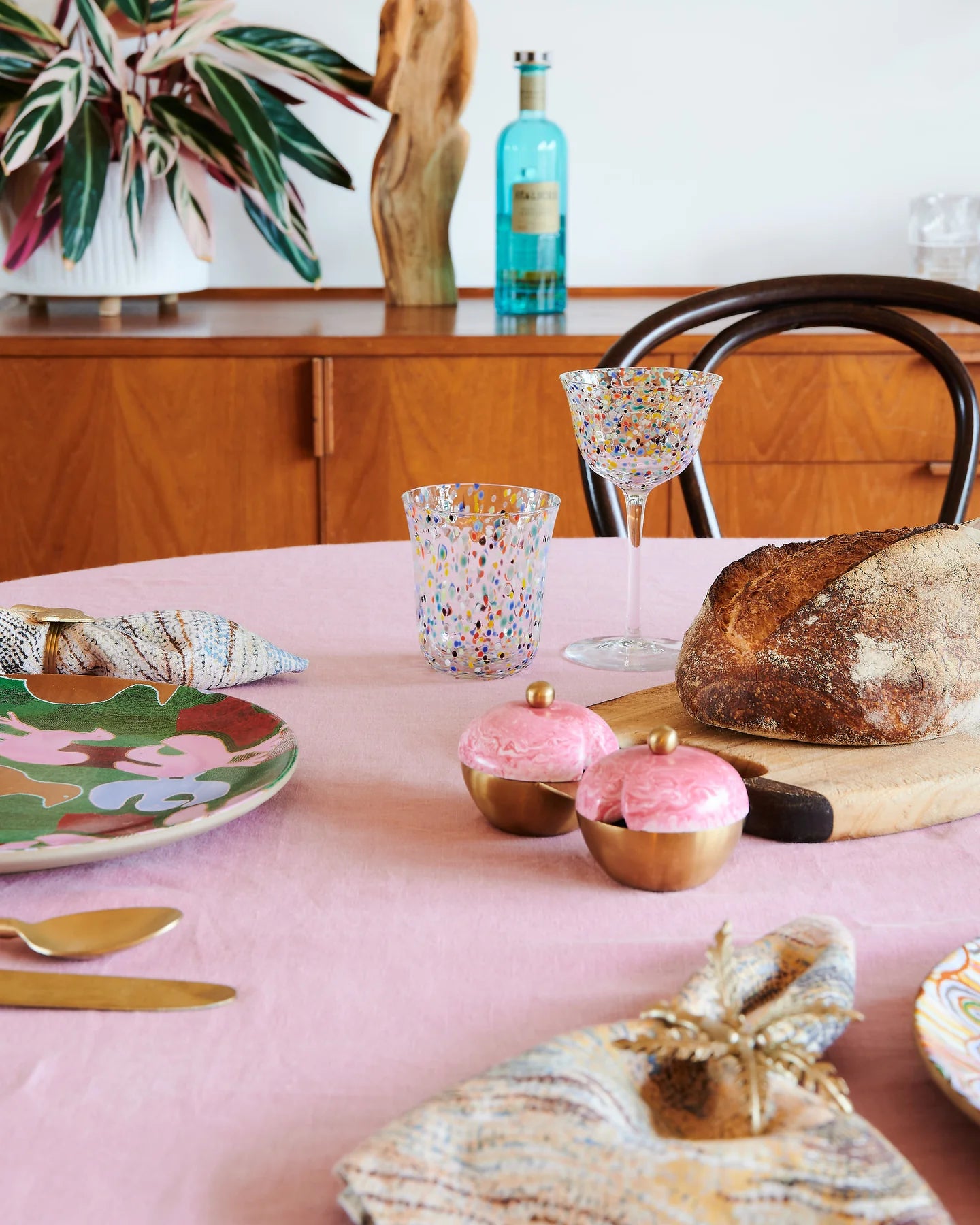Party Speckle Tumbler Glass 2P Set