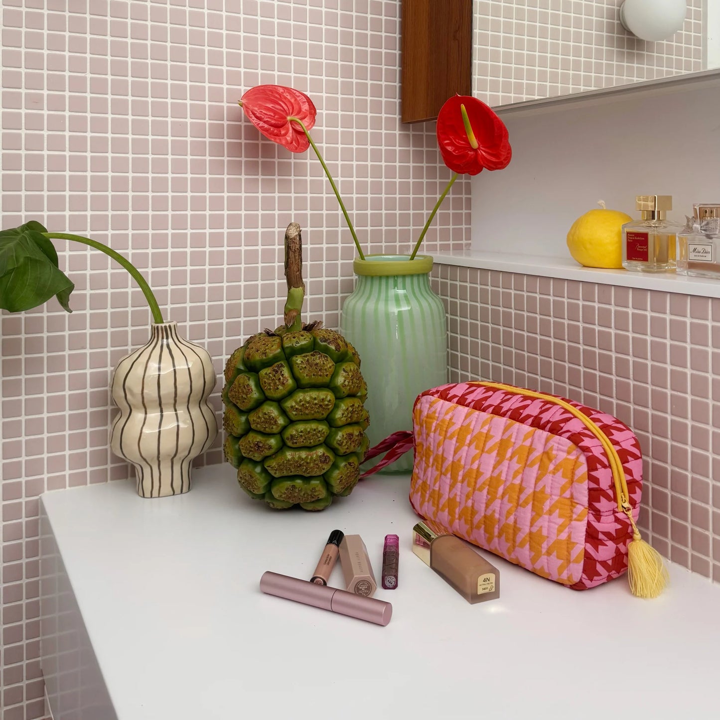 Nest Pink Cosmetics Bag