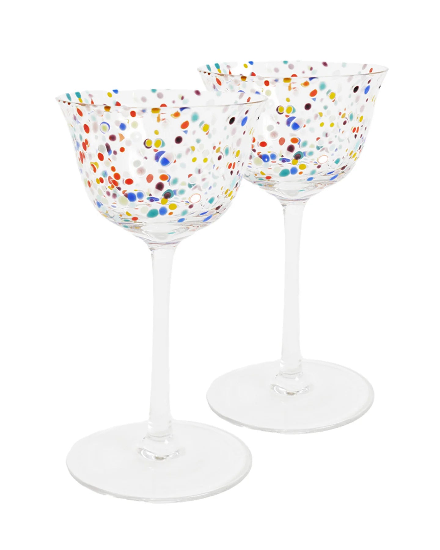 Party Speckle Coupe Glass 2P Set One Size