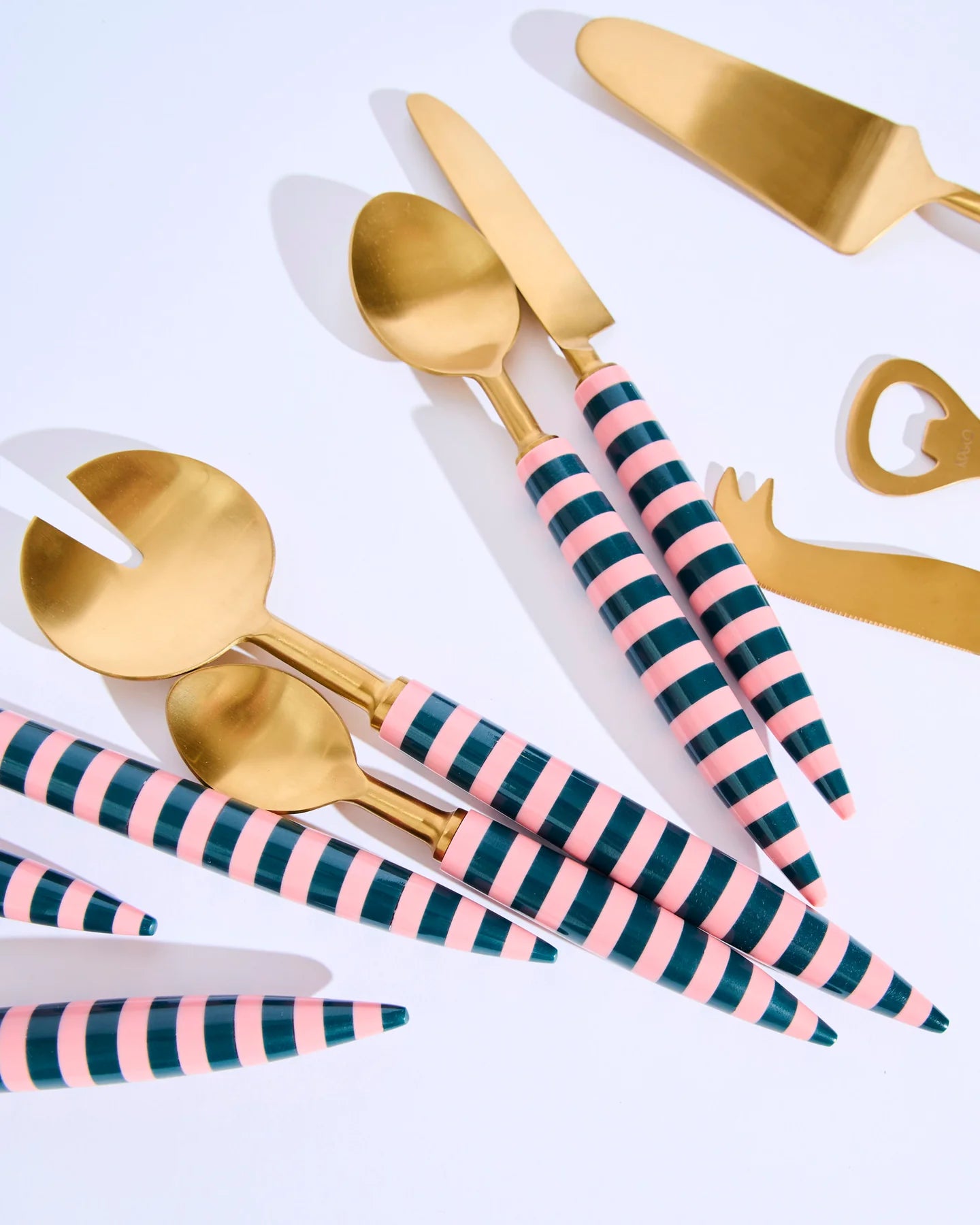 Florence Stripe Brasserie Cake Server One Size