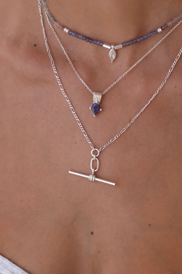 Fob Silver Necklace