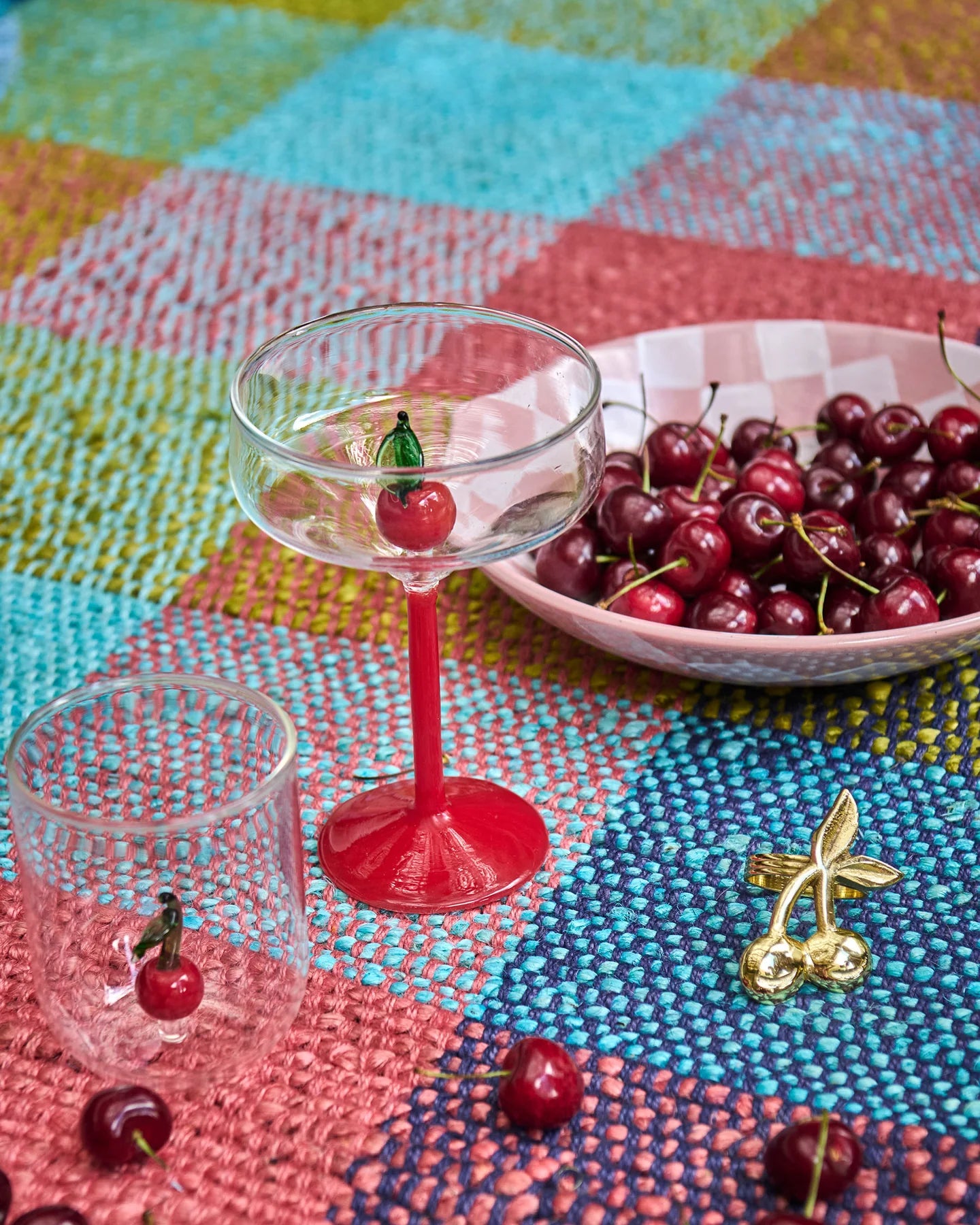 Cherry On Top Margarita Glass - PICK UP ONLY