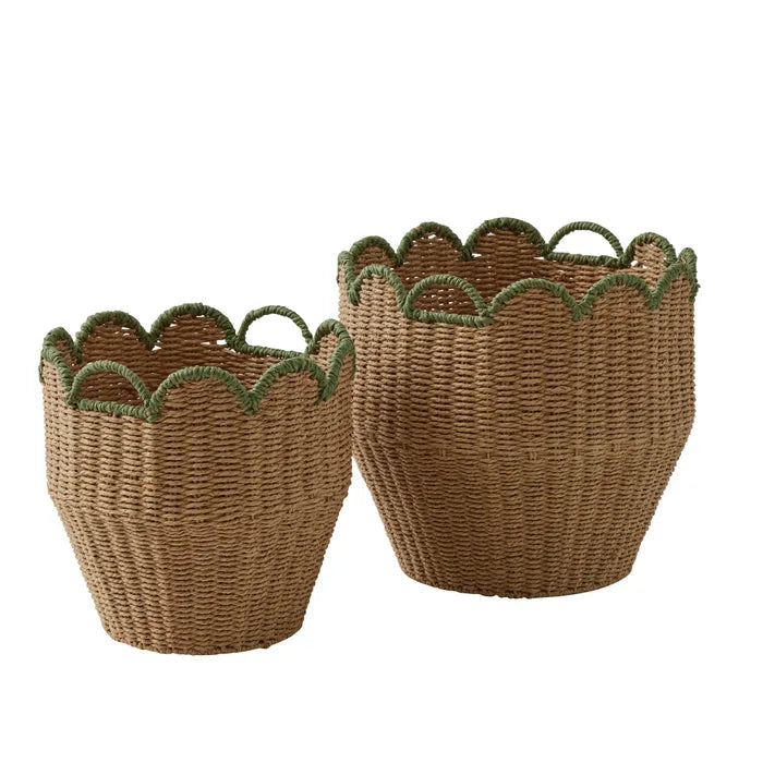 Martha Paper Basket set of 2 - PICK UP ONLY