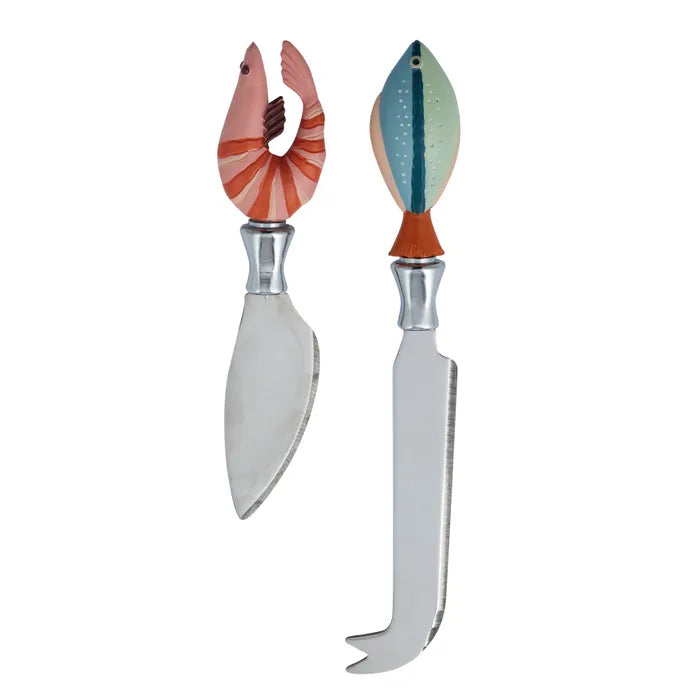 Ocean Resin Cheese Knive Set of 2