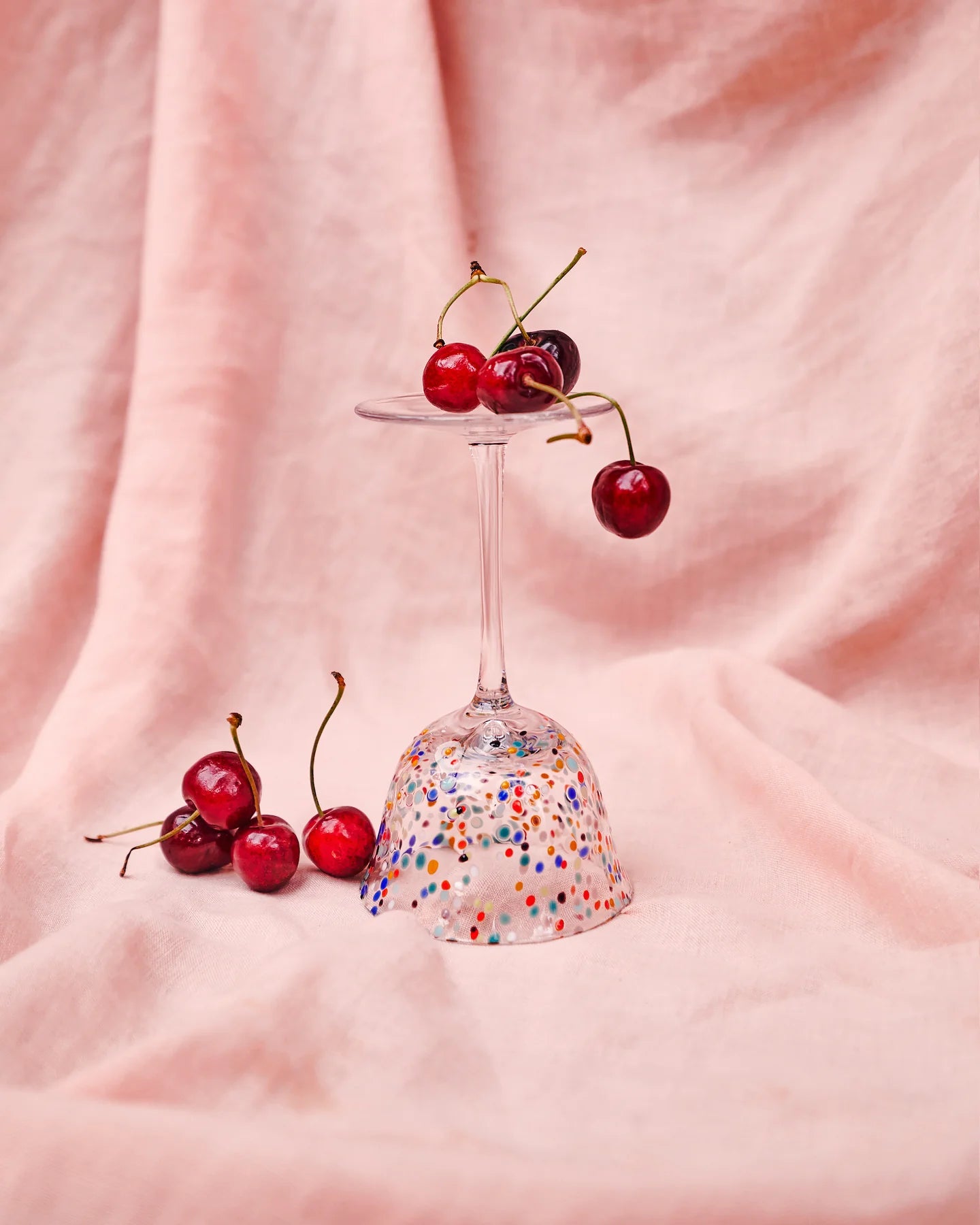 Party Speckle Coupe Glass 2P Set One Size