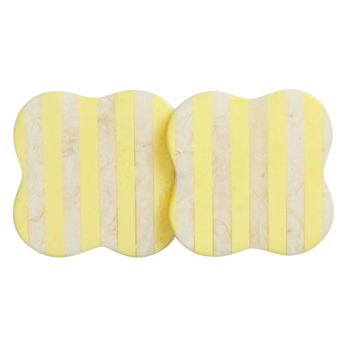 Noellyn Resin Coasters - Set of 2 - Aspen Gold