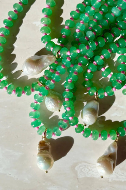 Pistachio Pearl Necklace