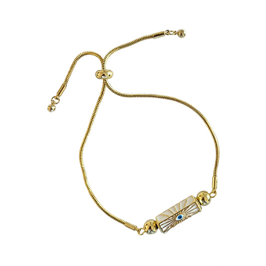 Snake Bracelet - White