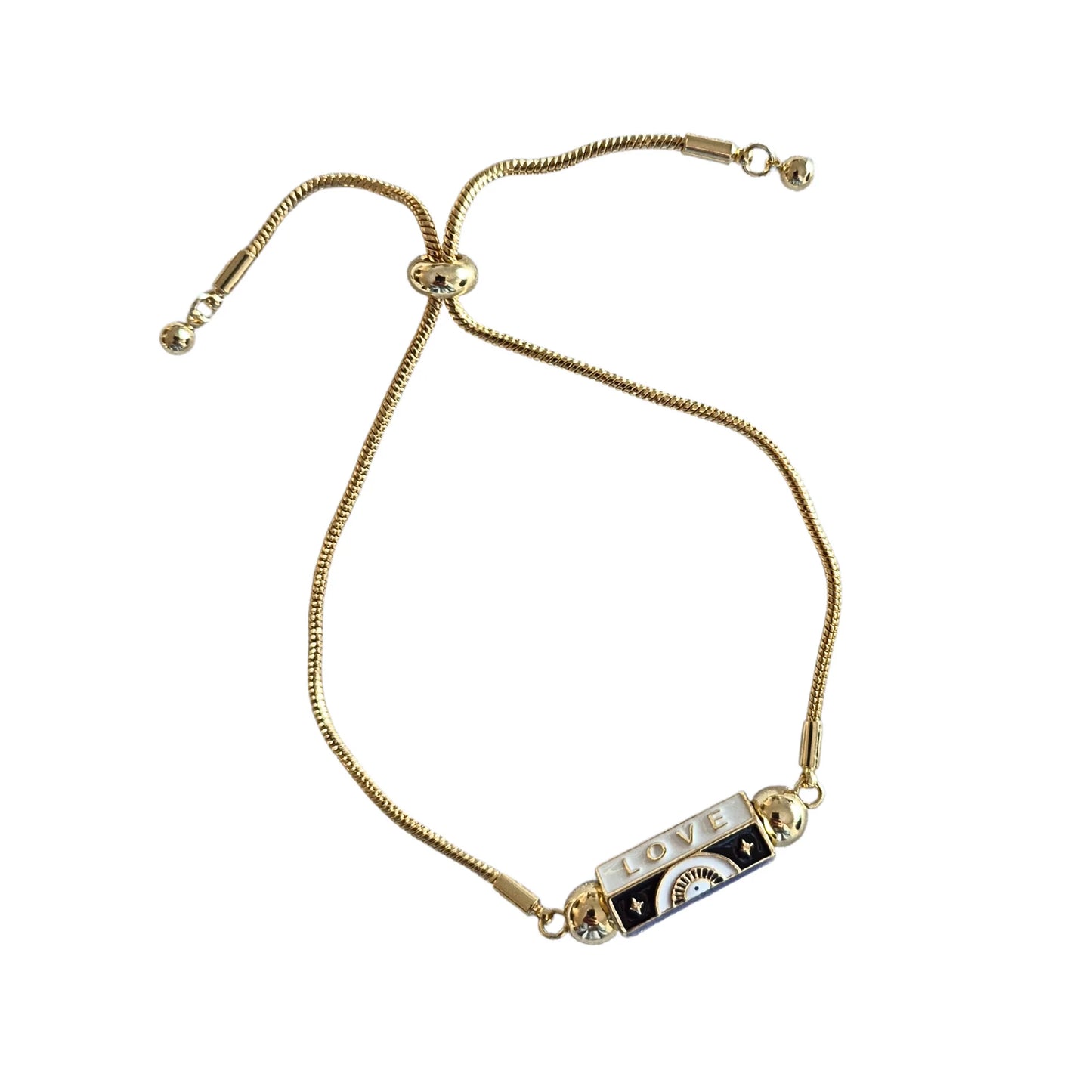 Snake Bracelet- Black& White