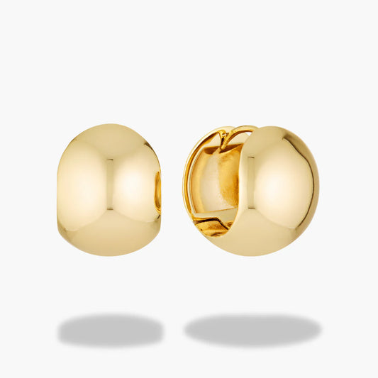 Bridget Dome Hoops - Gold