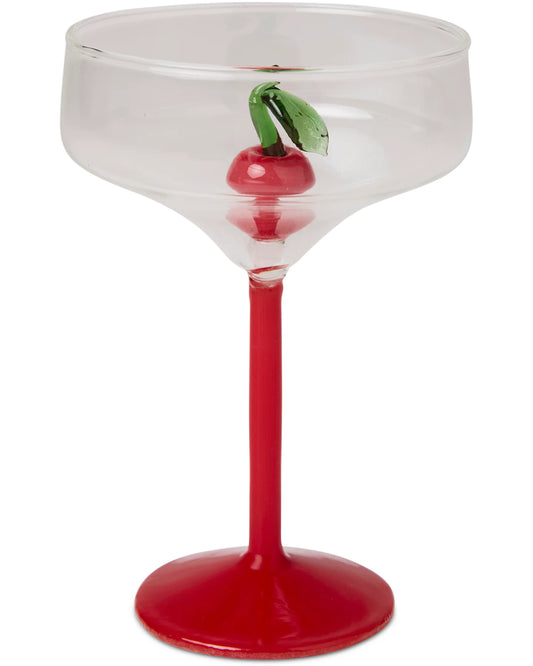 Cherry On Top Margarita Glass - PICK UP ONLY
