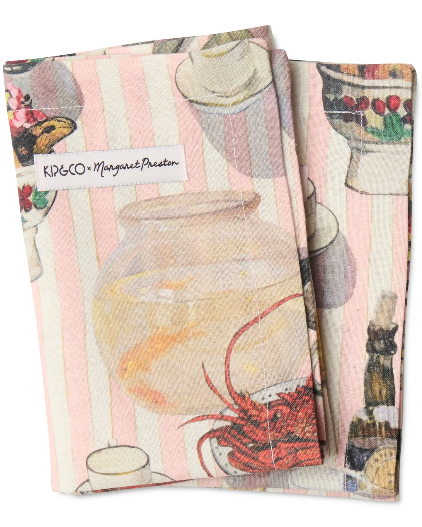 Kip&Co x Margaret Preston Still Life 4P Napkin Set One Size