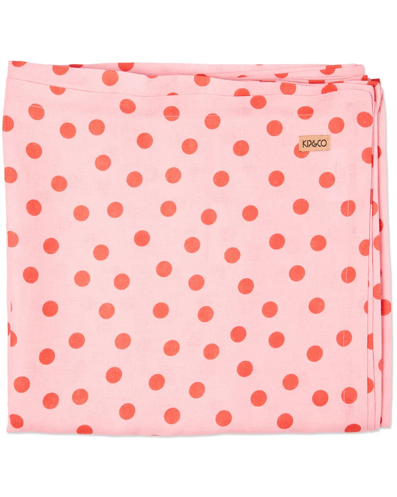 Polkadot Pink Tablecloth