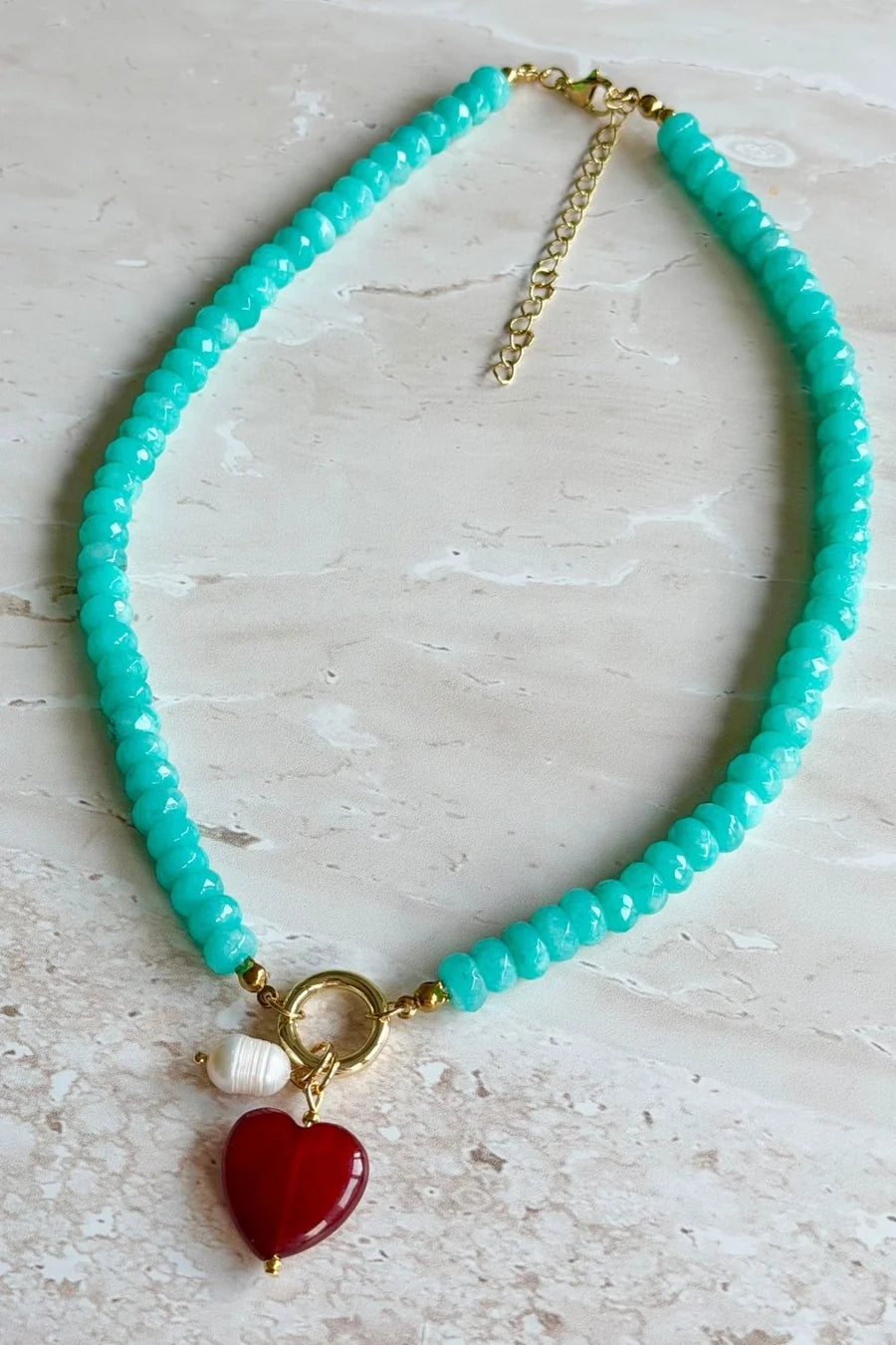Santorini Heart Necklace