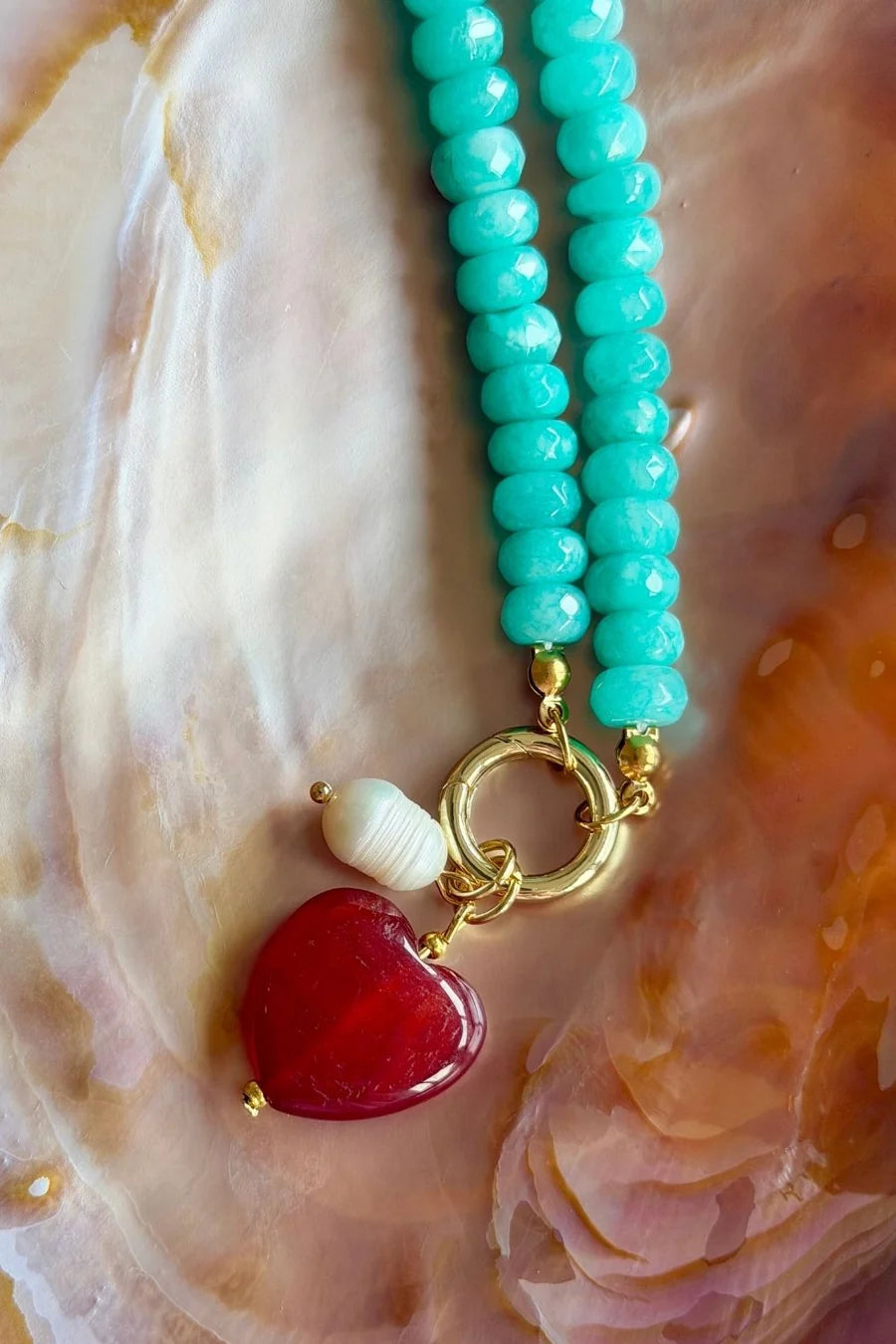 Santorini Heart Necklace