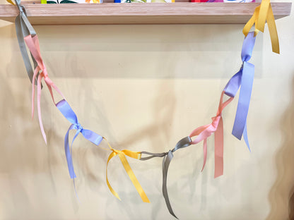 Pastel Bow Garland
