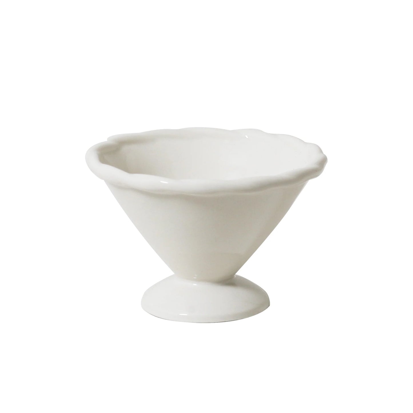 Vintage Table Elevated Condiment Bowl / Vanilla