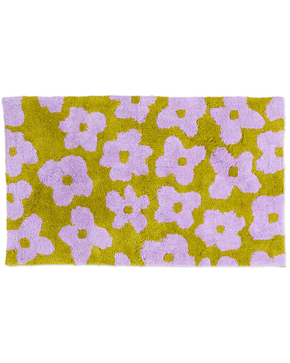 Big Flower Bath Mat