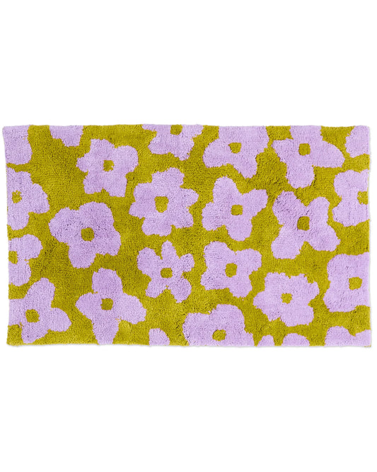 Big Flower Bath Mat