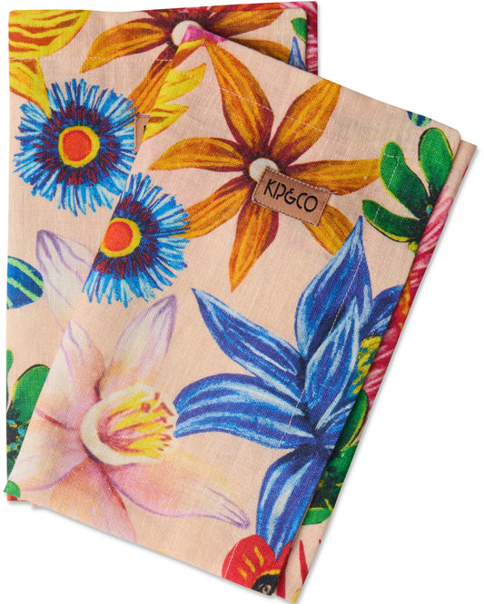 Wild Flowers In Bloom 4P Napkin Set One Size