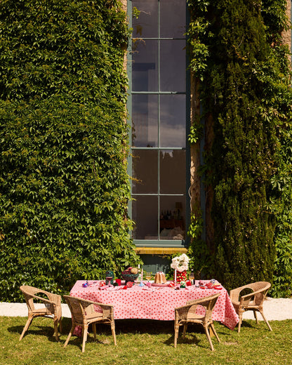 Polkadot Pink Tablecloth