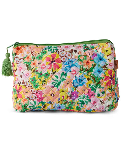 Alfresco Quilted Cotton Toiletry Purse