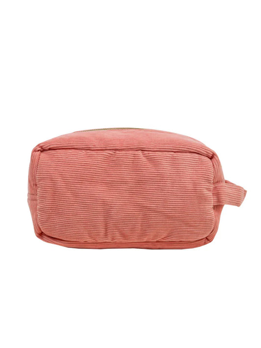 Corduroy Dopp Kit in Peach