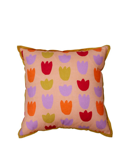 Tulip Fields Square Cushion
