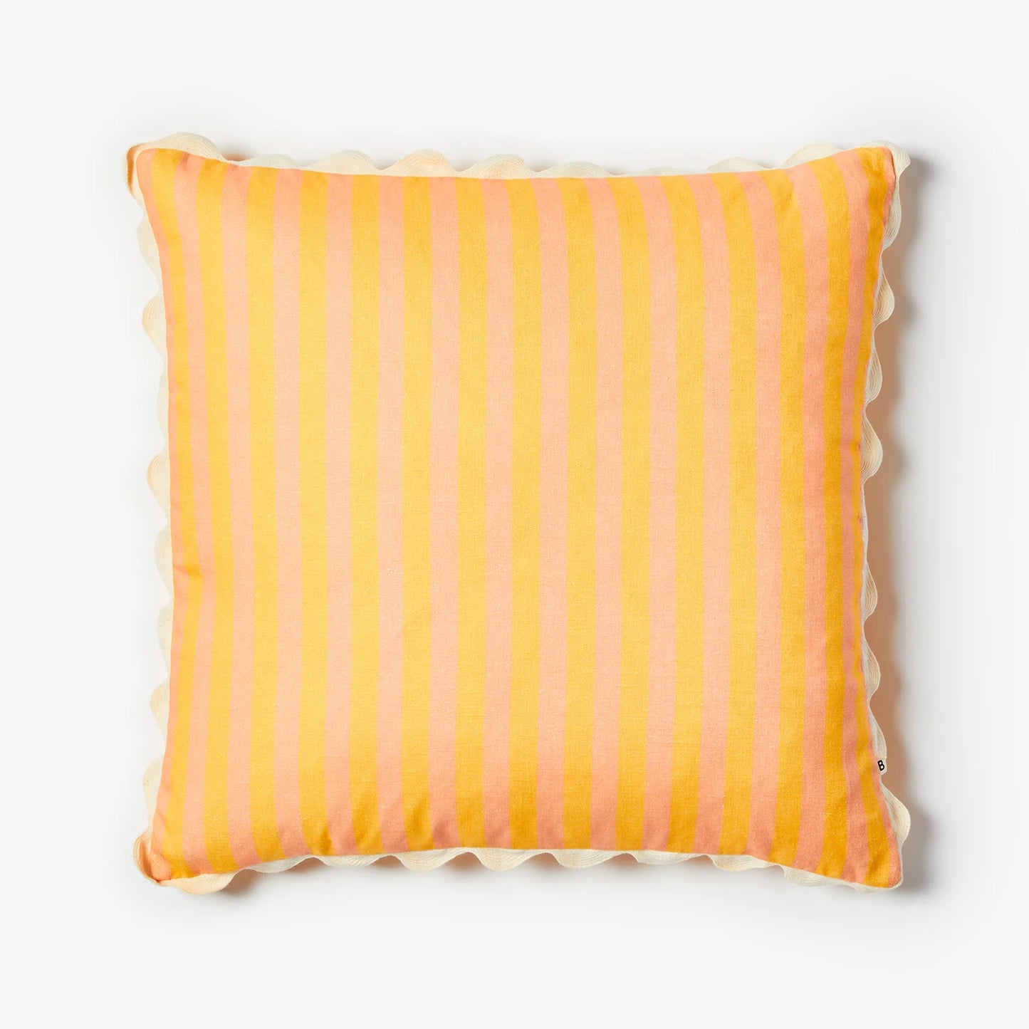 Thin Stripe Yellow Cushion