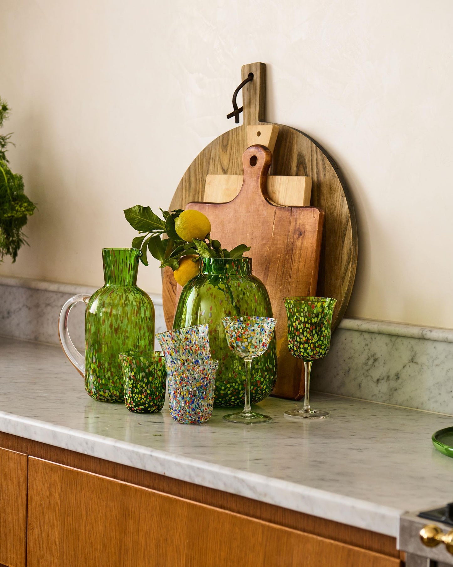 Garden Soiree Speckle Wine Glass 2P Set