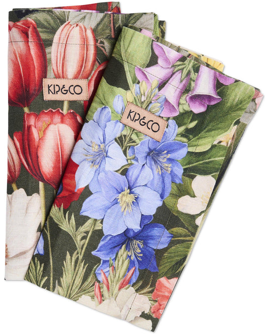 Cottage Garden Eden 4P Napkin Set