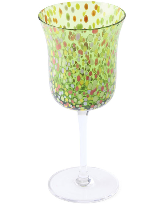 Garden Soiree Speckle Wine Glass 2P Set