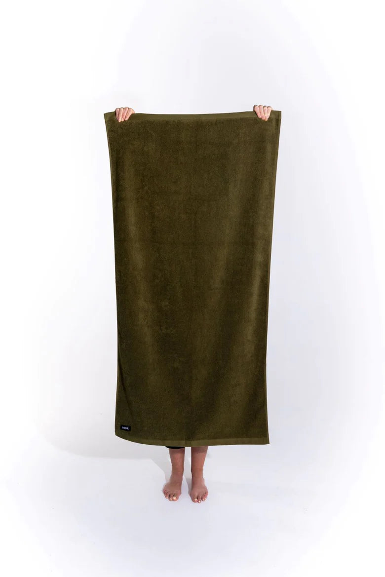 KHAKI BATH TOWEL