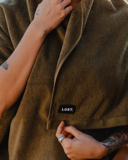KHAKI BATH TOWEL