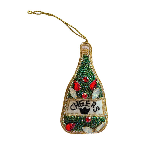 Cheers Beaded Ornament
