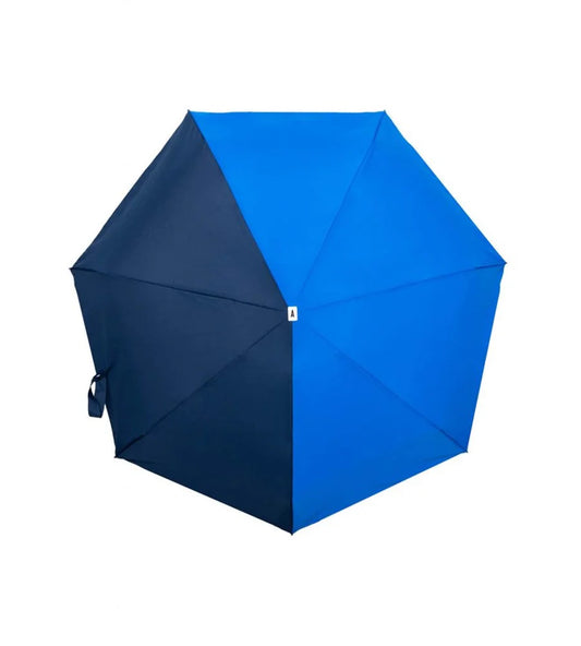 ANATOLE -Bicolour micro-umbrella VICTOIRE  royal blue & navy blue