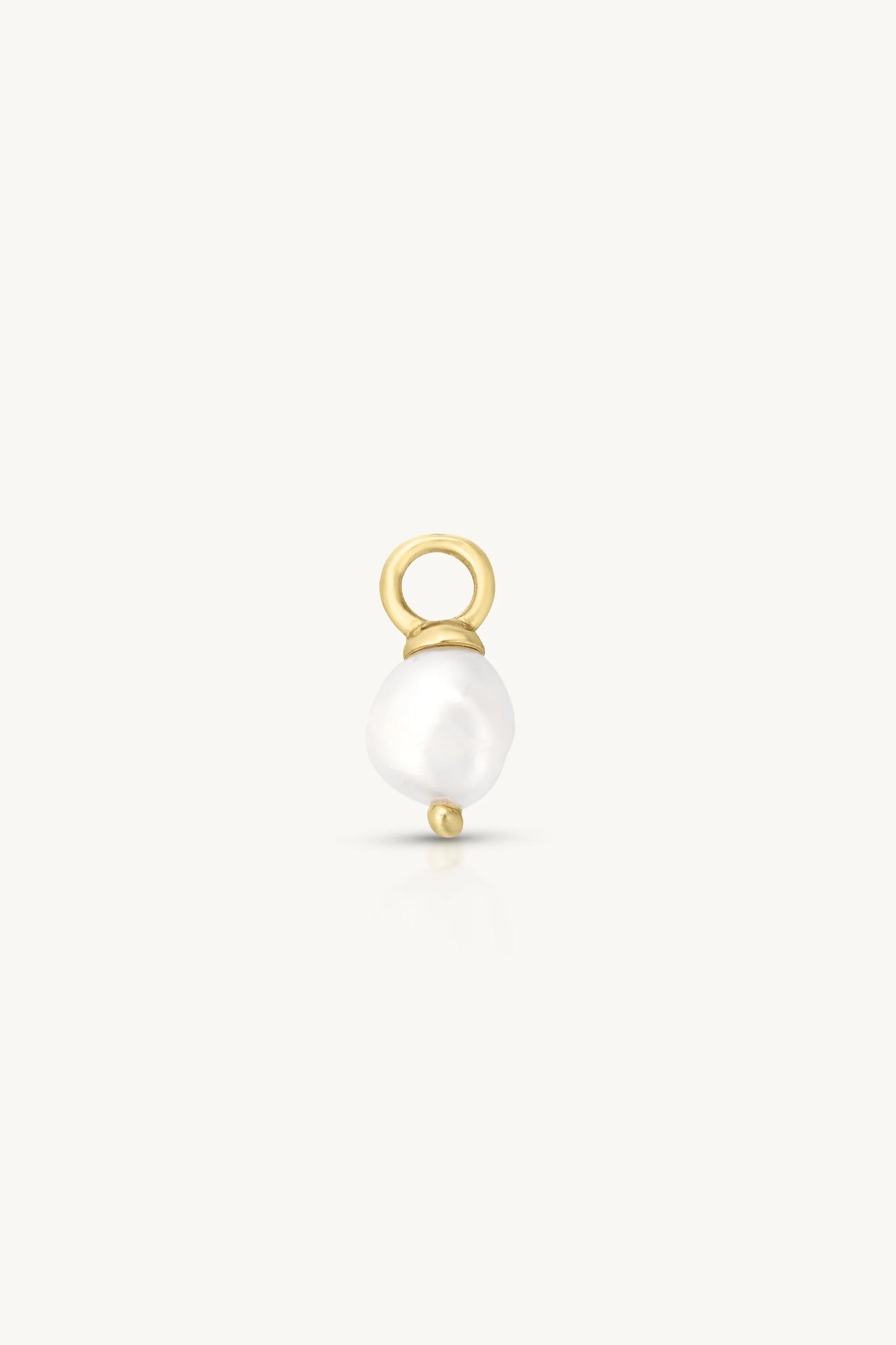 Pearl Gold Earring Charm