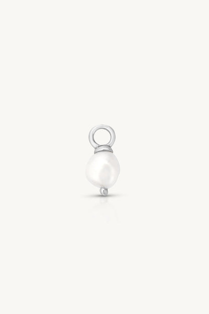 Pearl Silver Earring Charm