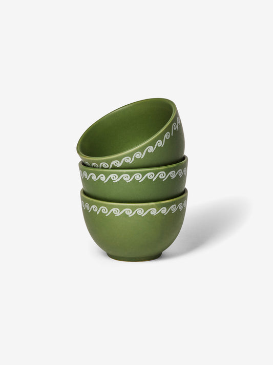 Vines Green Small Bowl