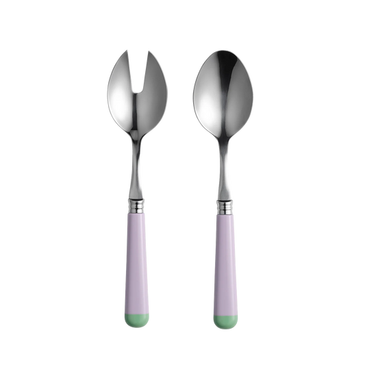 Lilac and Mint Salad Servers