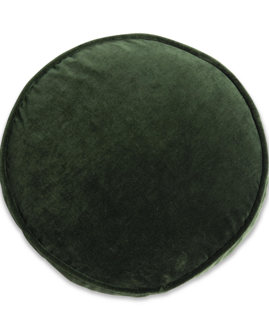 Kombu Green Velvet Pea Cushion One Size