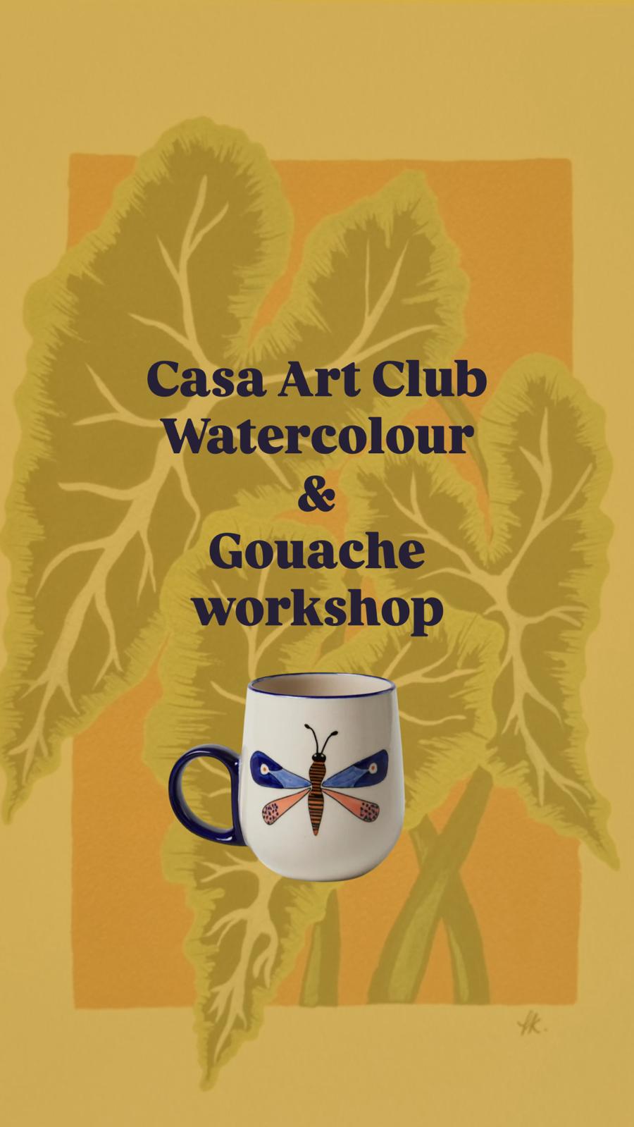Watercolour & Gouache Painting Workshop