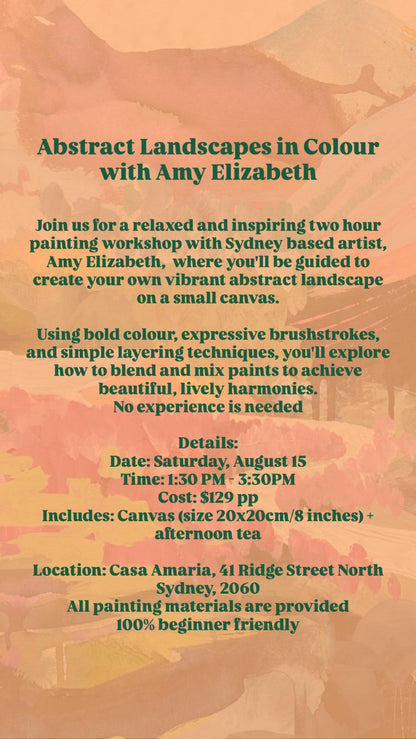 Abstract Landscapes in Colour Workshop