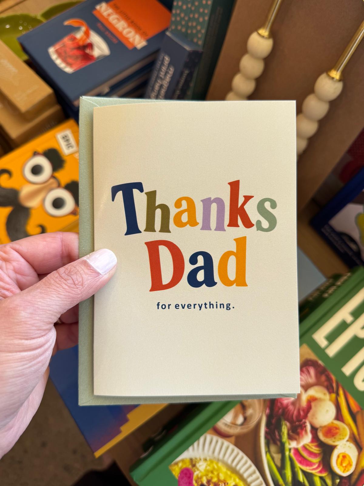 Thanks Dad Card
