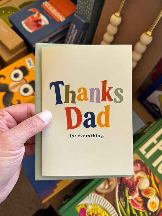 Thanks Dad Card