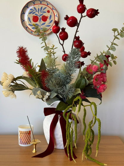 Maria’s Christmas/limited-edition arrangement - MADE TO ORDER + PICK UP ONLY