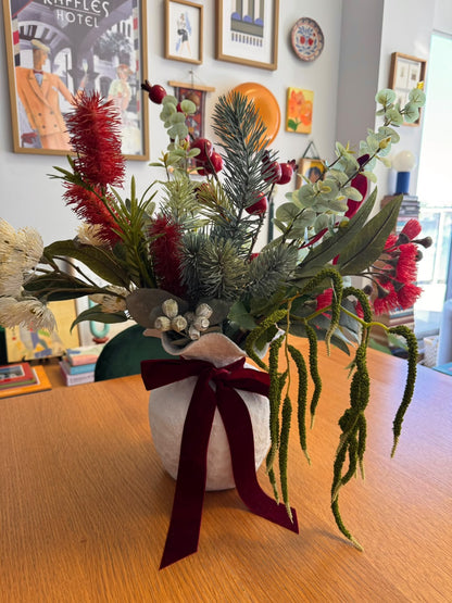 Maria’s Christmas/limited-edition arrangement - MADE TO ORDER + PICK UP ONLY
