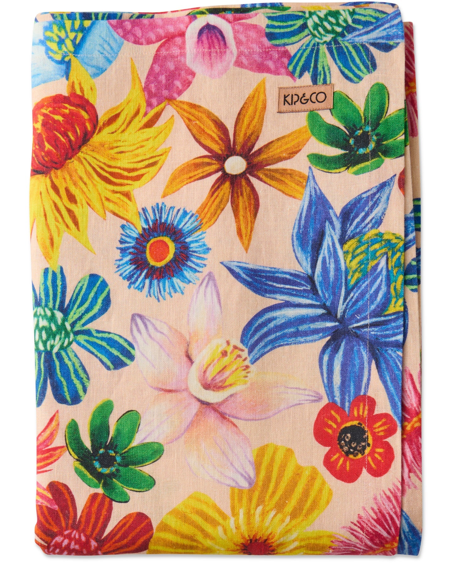 Wild Flowers In Bloom Tablecloth Round
