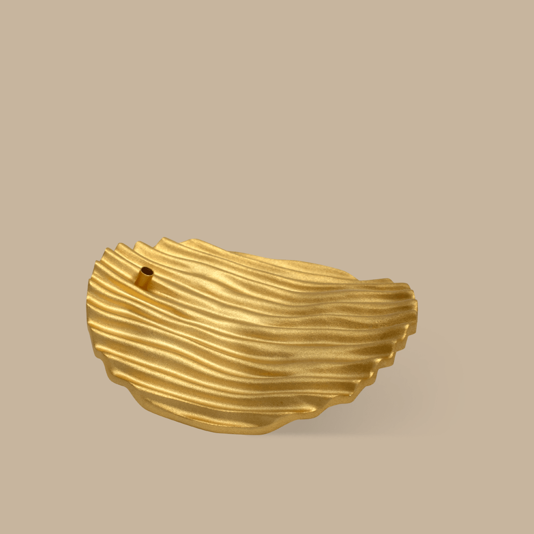 Crisp Incense Burner - Gold