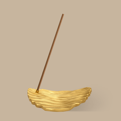 Crisp Incense Burner - Gold